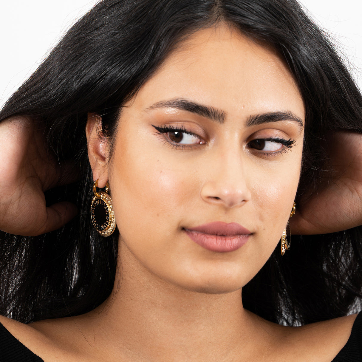 Melli Mello Coin Earring Gold Coated