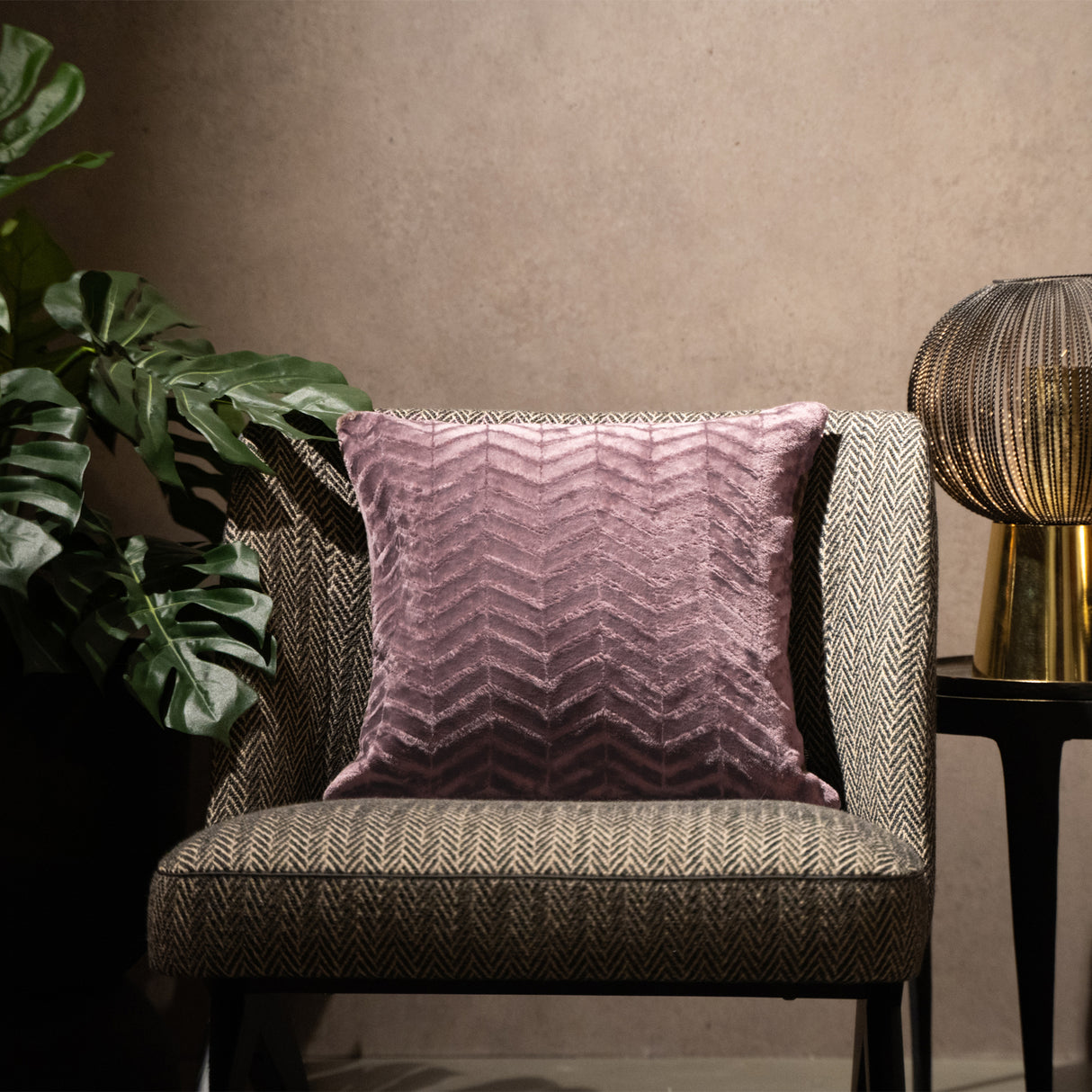 Melli Mello A kind of magic deco cushion Greyish Lilac Mauve