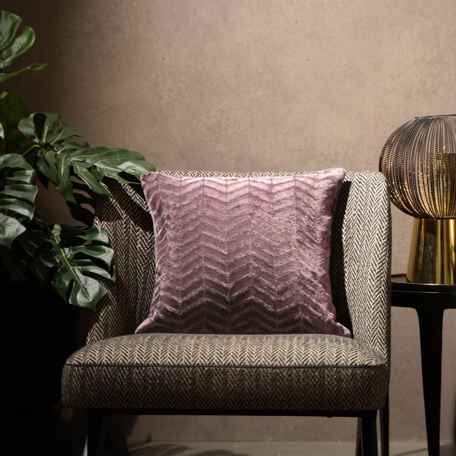 Melli Mello A kind of magic deco cushion Greyish Lilac Mauve