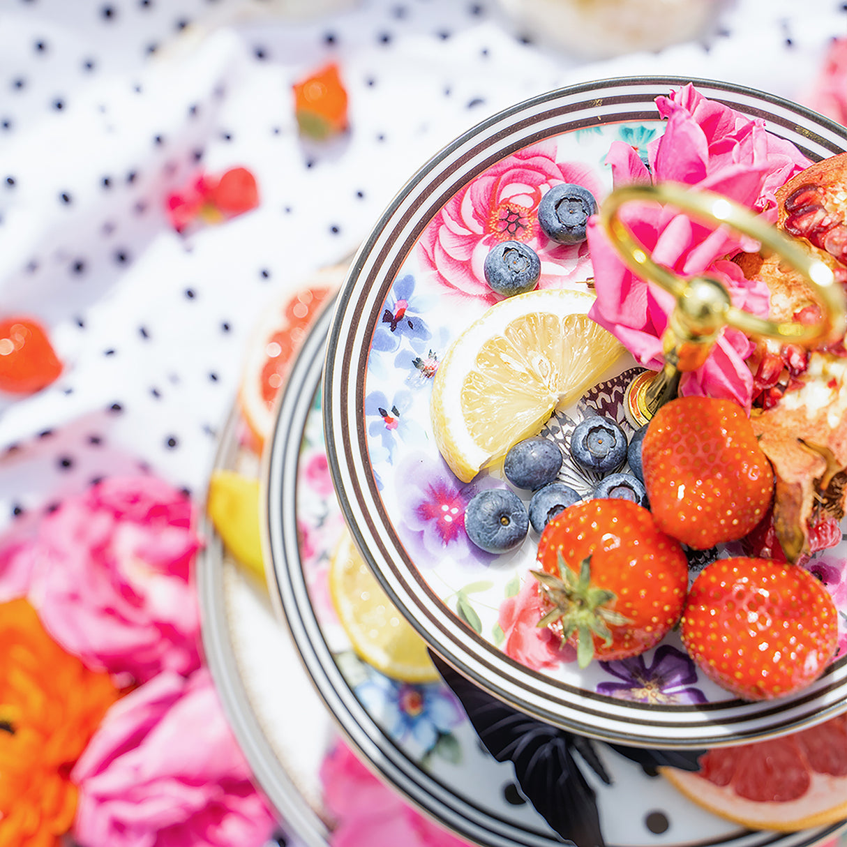 Melli Mello Nora Etagere white floral