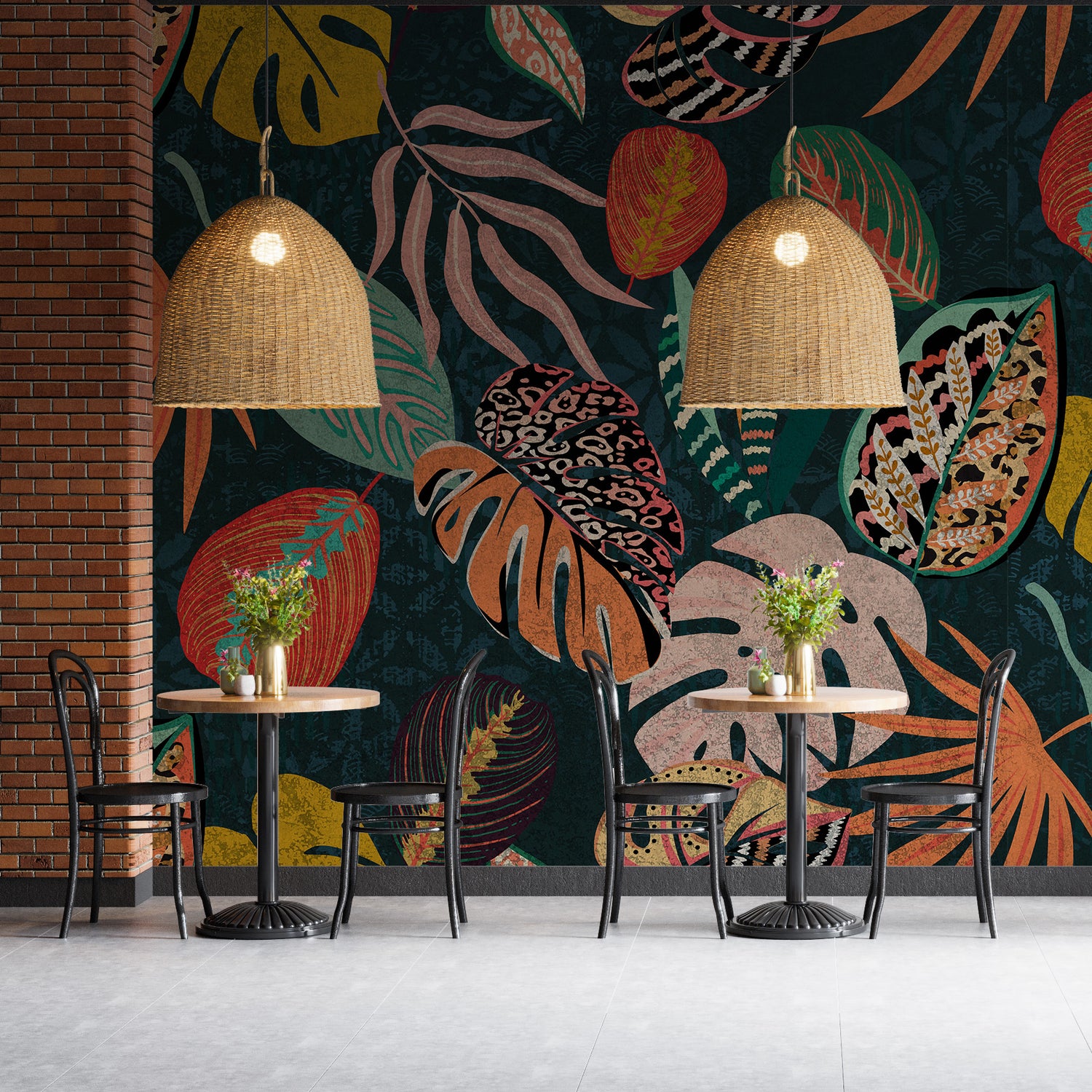 Melli Mello Ethnic Fantastic Mural Petrol