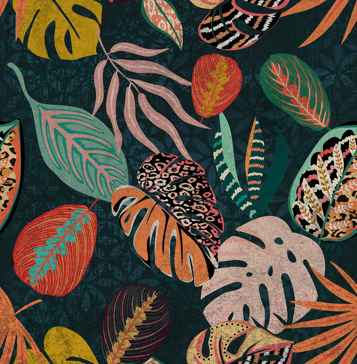 Melli Mello Ethnic Fantastic Mural Petrol