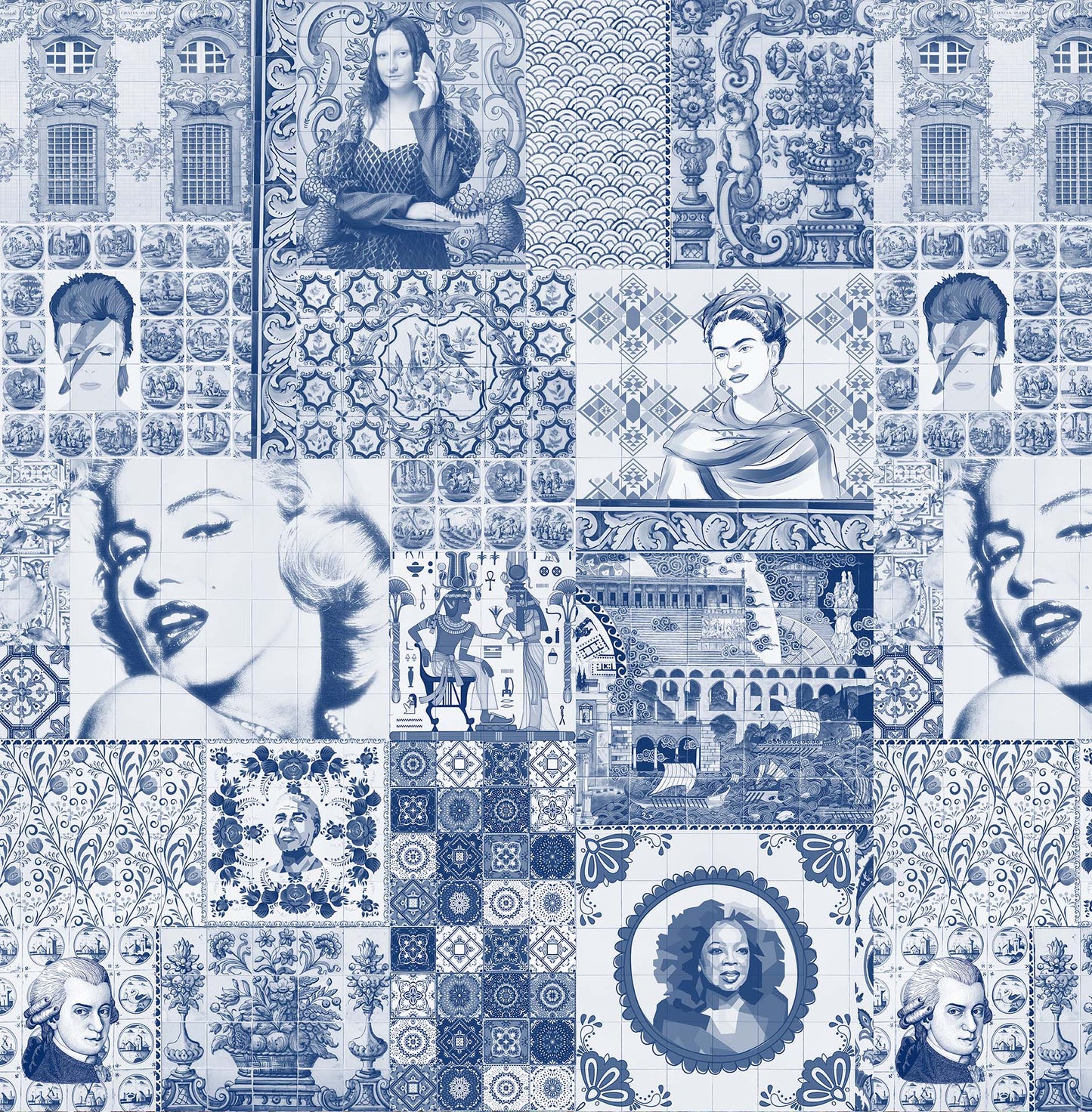 Melli Mello Feelin' Blue Fotobehang Blauw