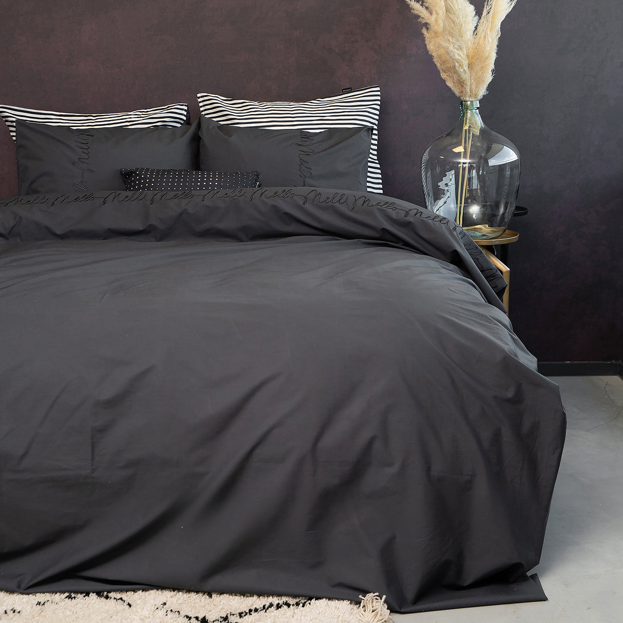 Melli Mello Fifty shades Duvet Cover Grey