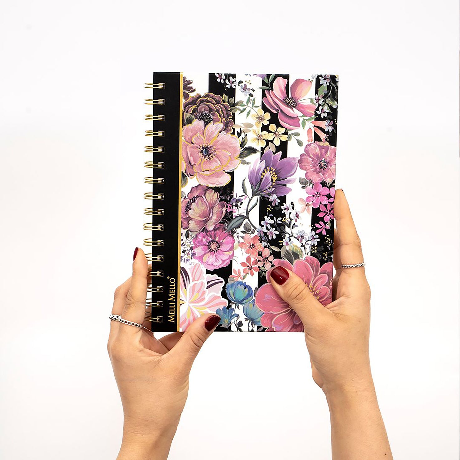 Melli Mello Flower Power Ring Binder A5 Pink