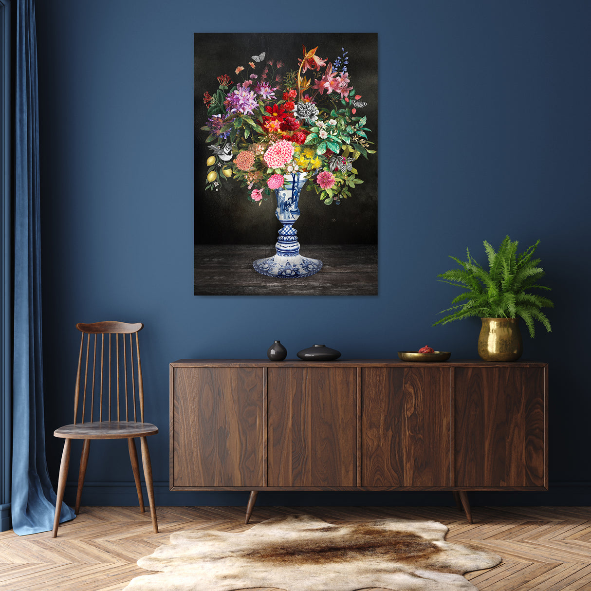 Melli Mello Flowers from Delft Wall Art