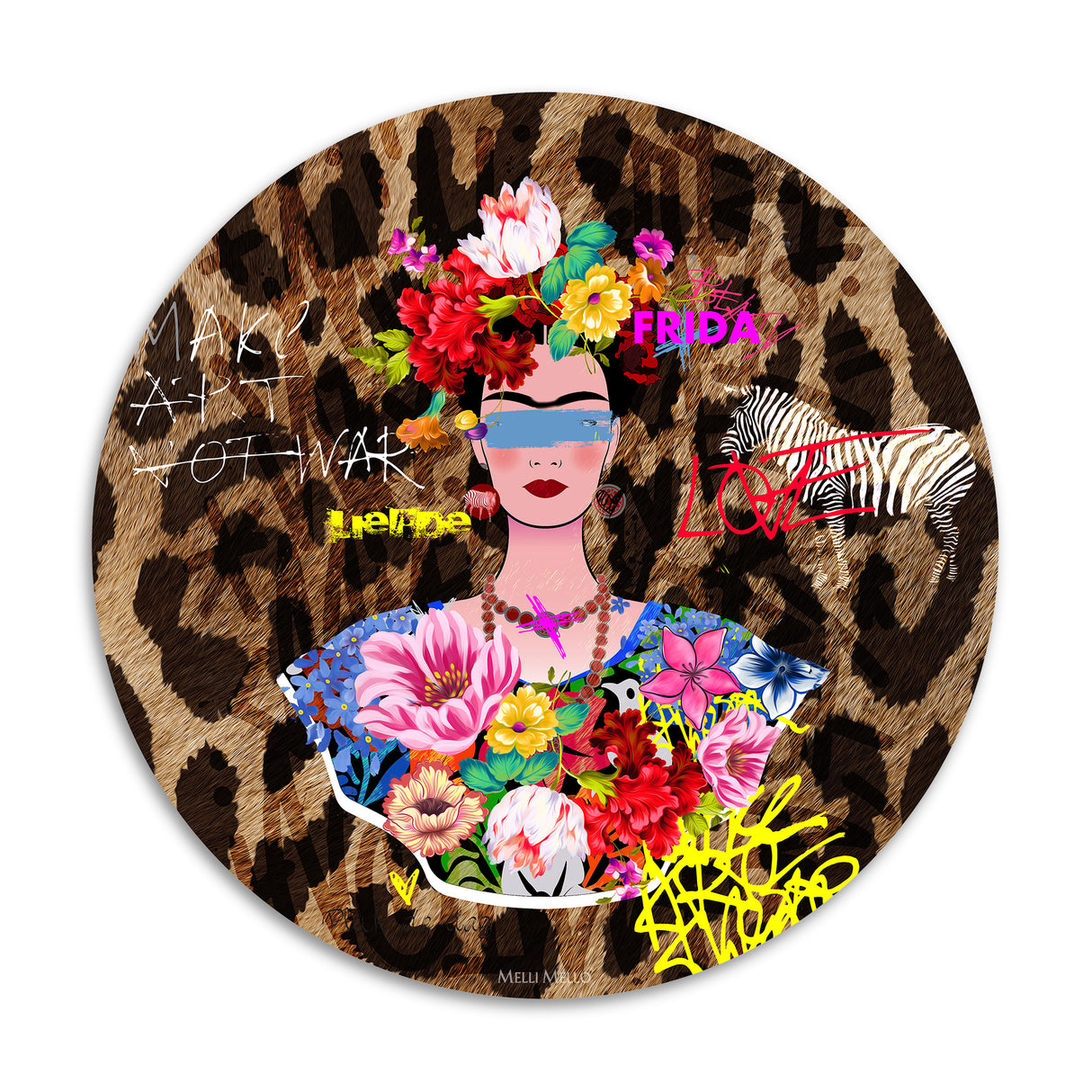 Melli Mello Wall Circle Frida