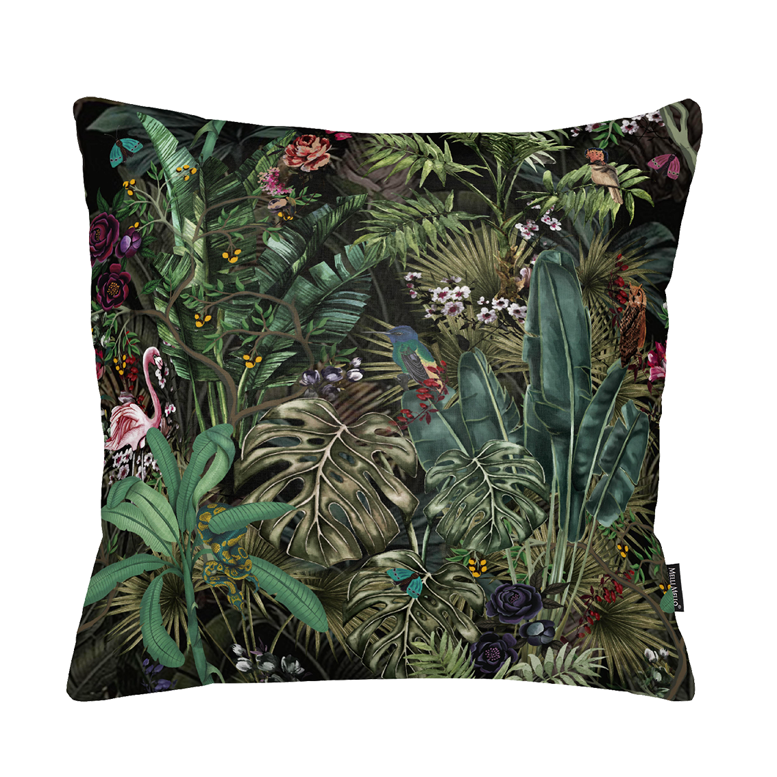 Melli Mello Jungle paradise deco cushion Green