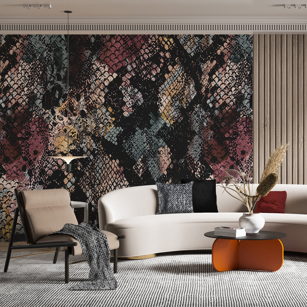 Melli Mello Keep it Wild Mural Grijs