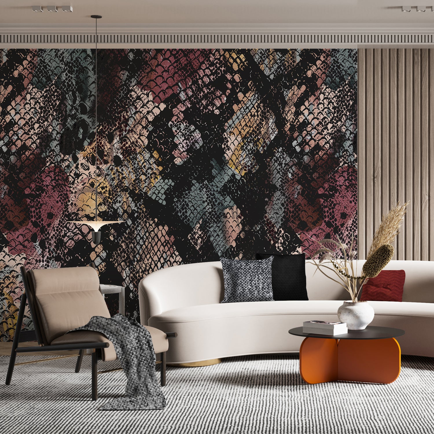 Melli Mello Keep it Wild Mural Grijs