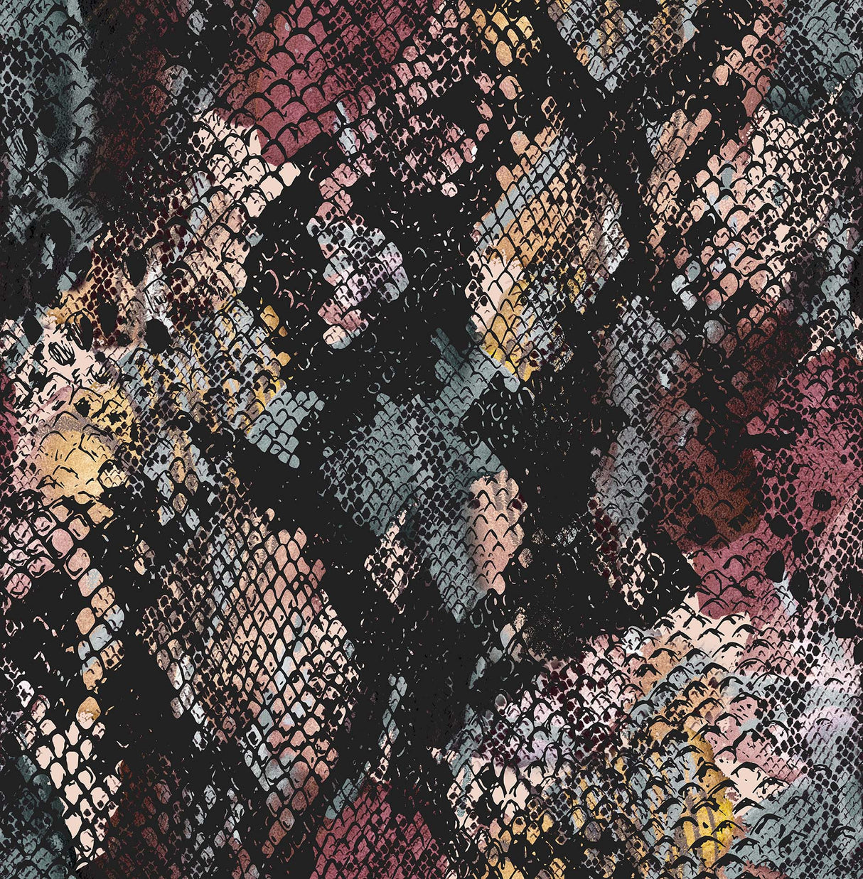 Melli Mello Keep it Wild Mural Grijs