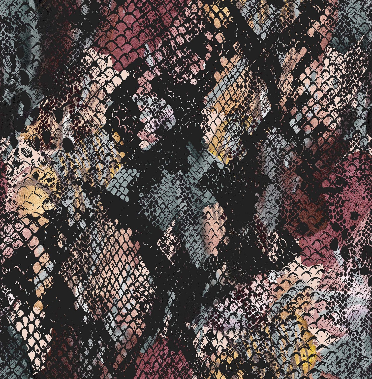 Melli Mello Keep it Wild Mural Grijs