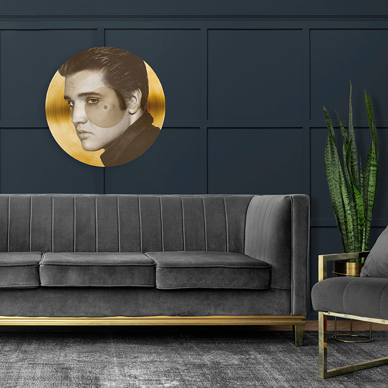 Melli Mello Wall Cirlce King of Rock & Roll