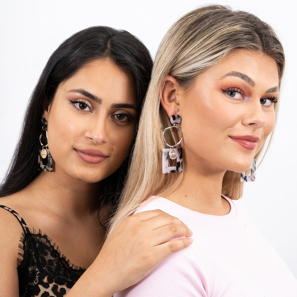 Melli Mello Leopard earring Silver coated