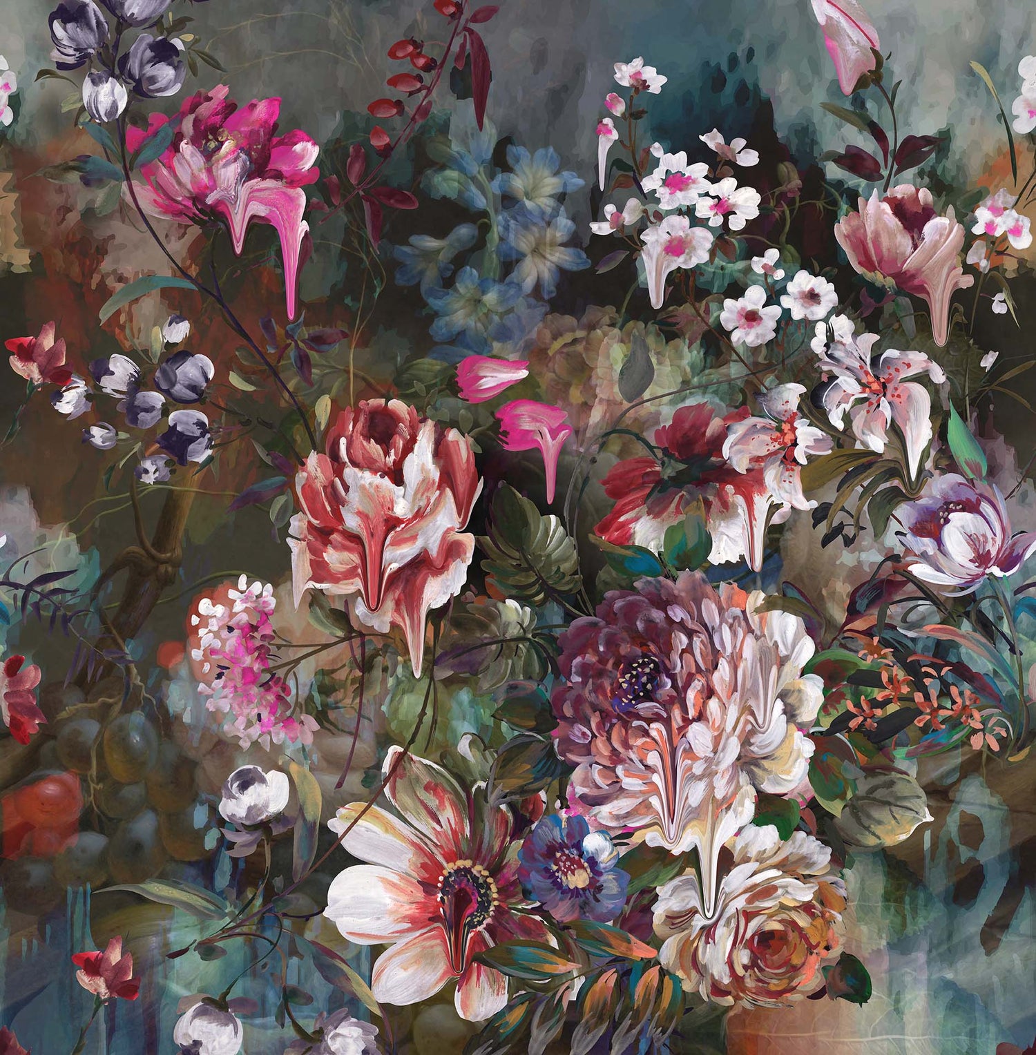 Melli Mello Melted Dreams Mural Blauw