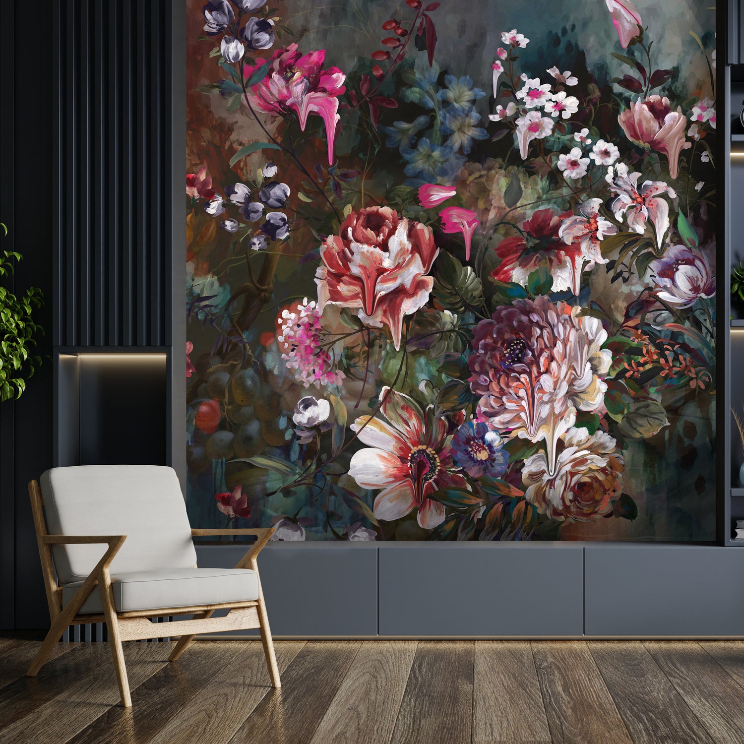 Melli Mello Melted Dreams Mural Blauw