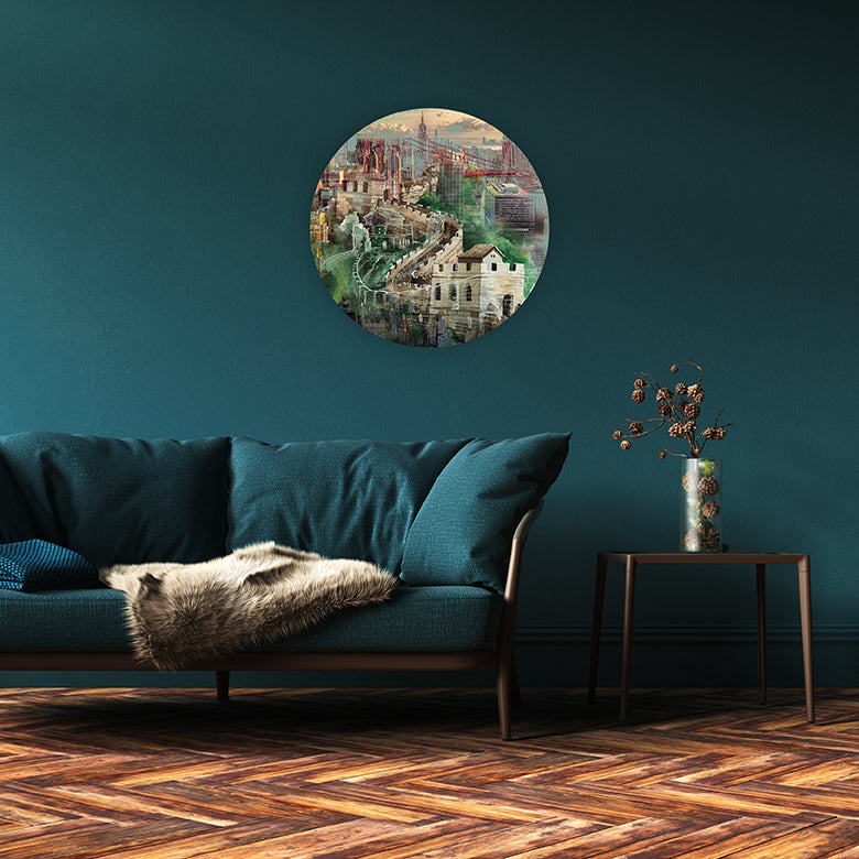 Melli Mello Wall Circle Metropolitan Mix