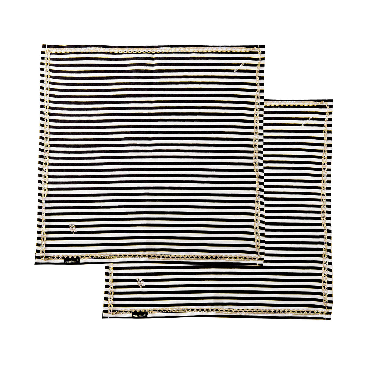 Melli Mello Stripe Napkin black white