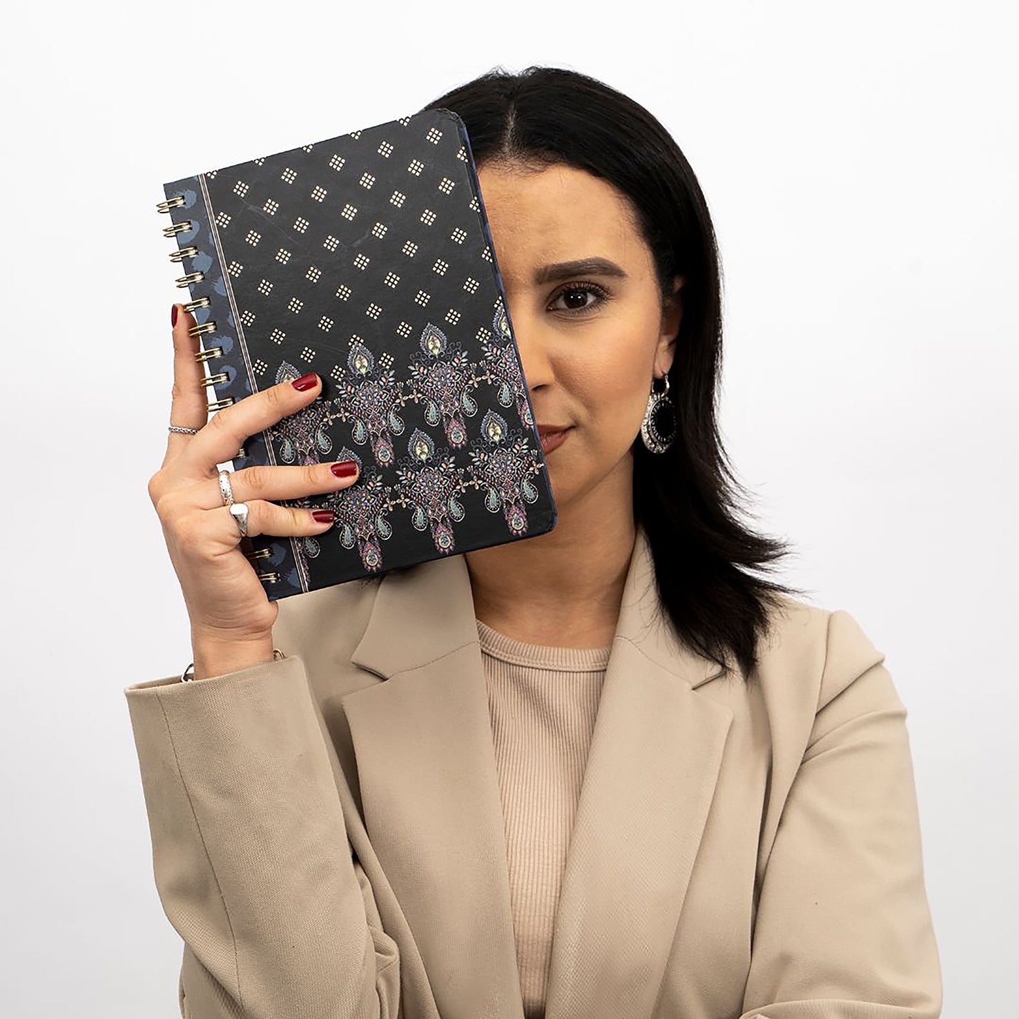 Melli Mello Paisley Vibes Ring Binder A5 Blue