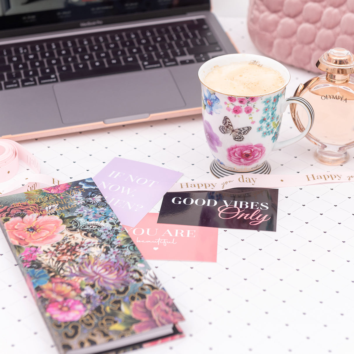 Melli Mello Paradise Power Planner Green/Pink