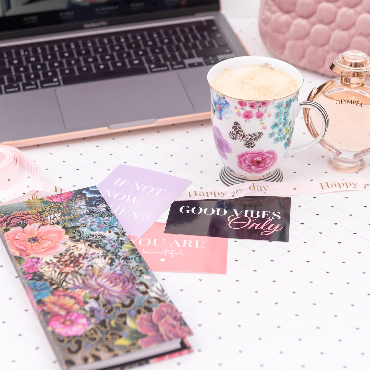 Melli Mello Paradise Power Planner Green/Pink