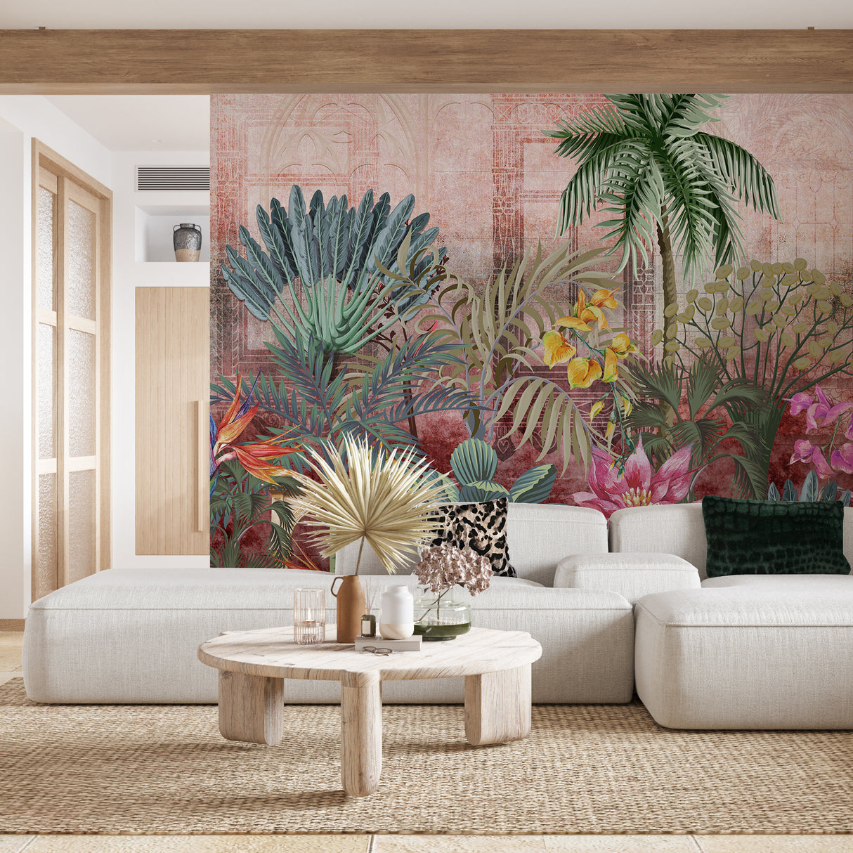 Melli Mello Piece of Paradise Mural Roze