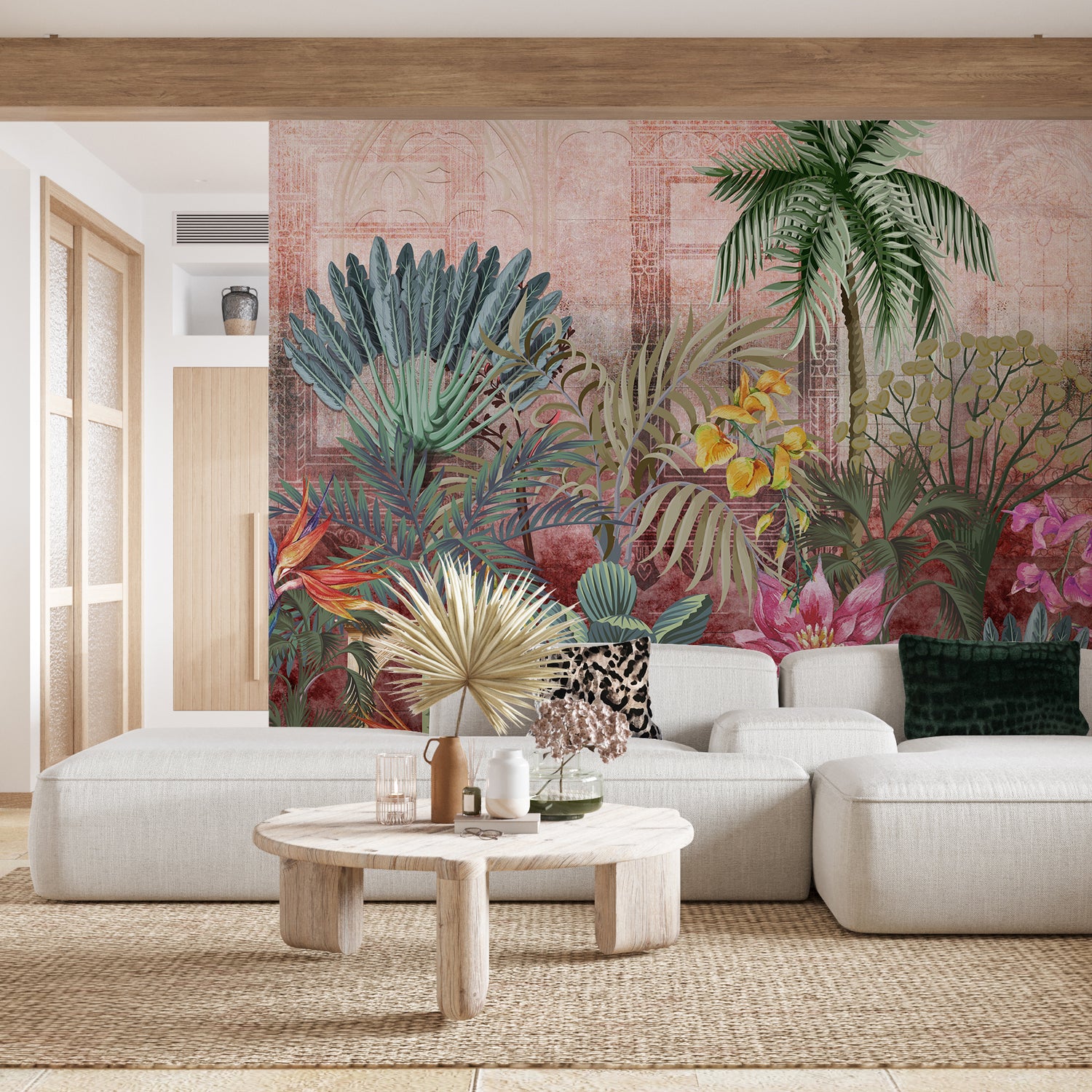 Melli Mello Piece of Paradise Mural Roze