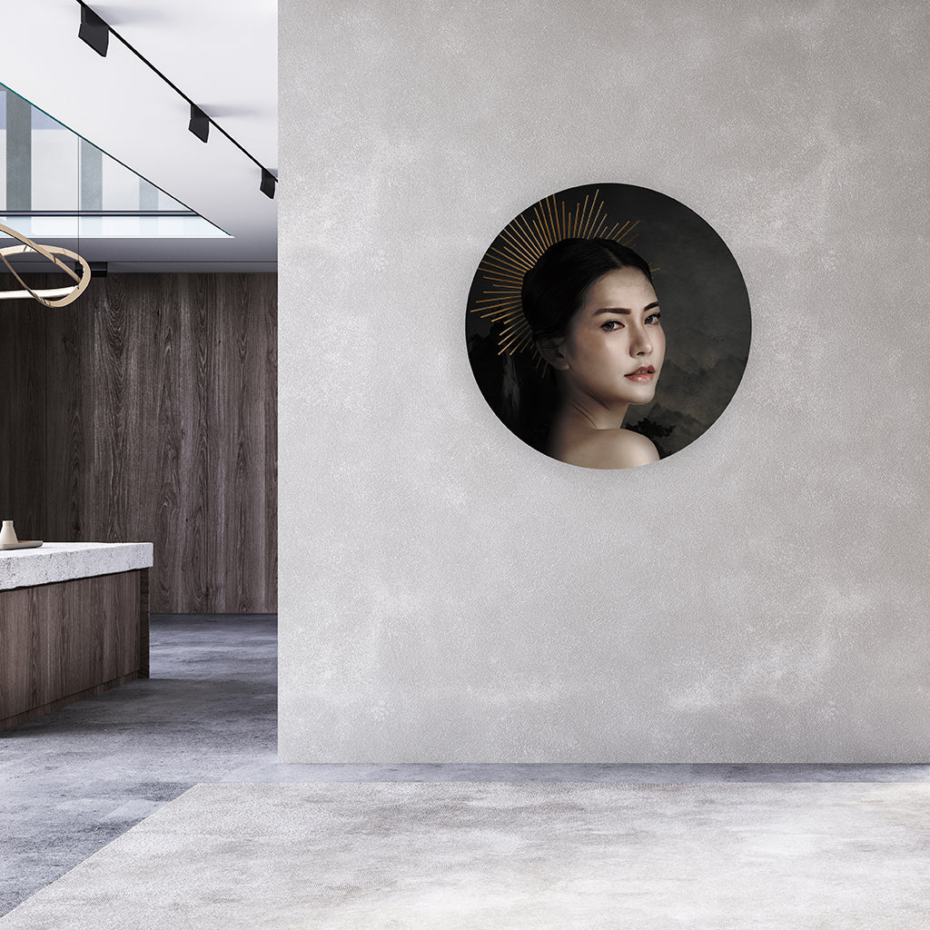 Melli Mello Wall Circle Queen of Asia