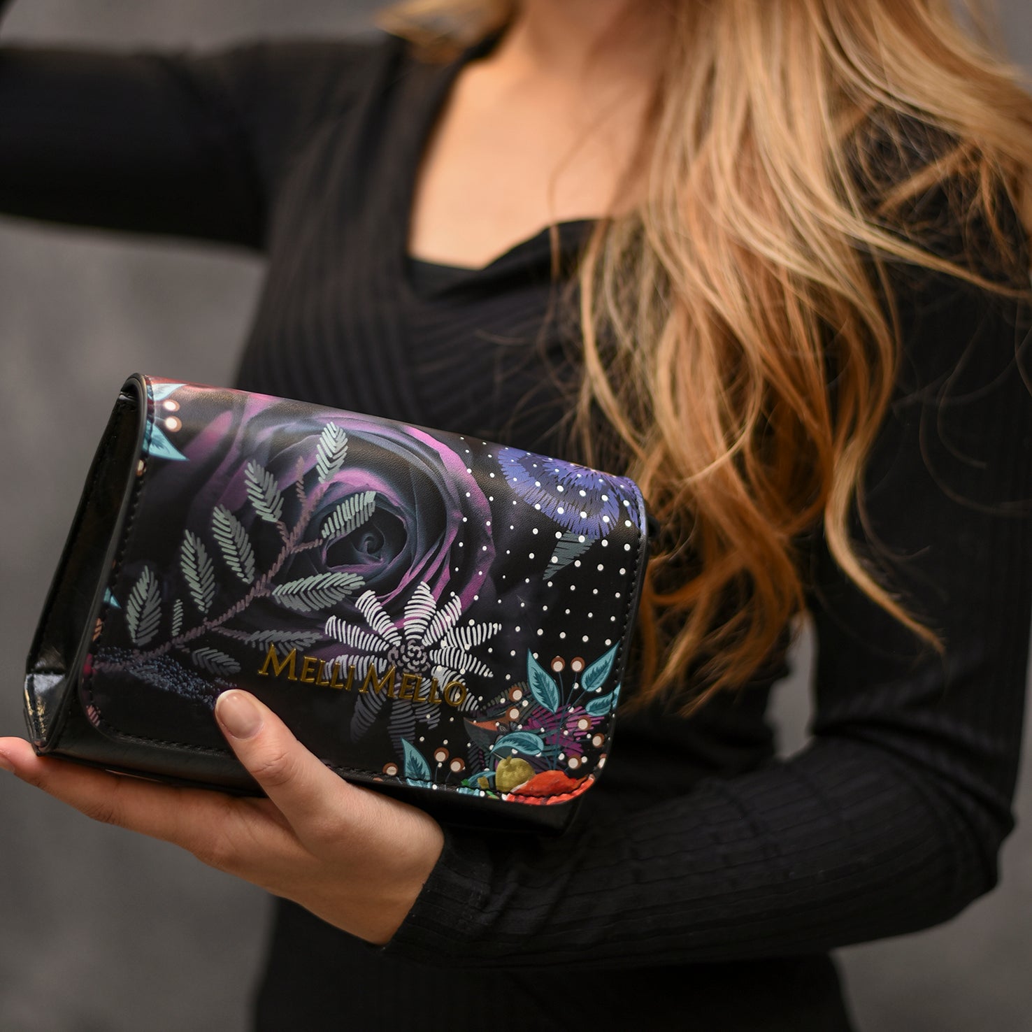 Melli Mello Rock & rose Hip pouch Floral