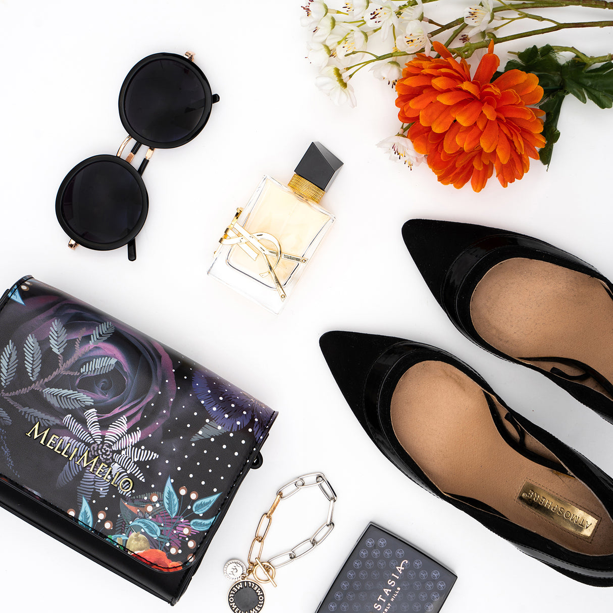 Melli Mello Rock & rose Hip pouch Floral