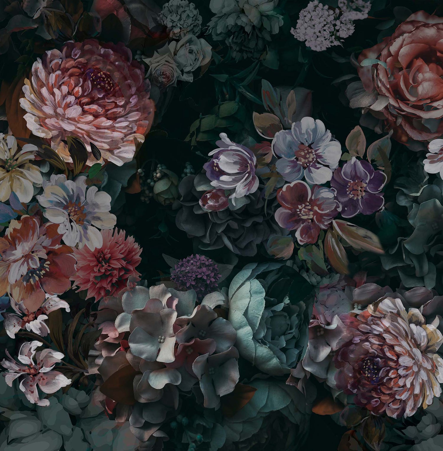 Melli Mello Romance Me Mural Green