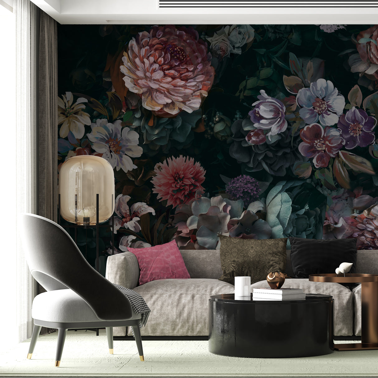 Melli Mello Romance Me Mural Green