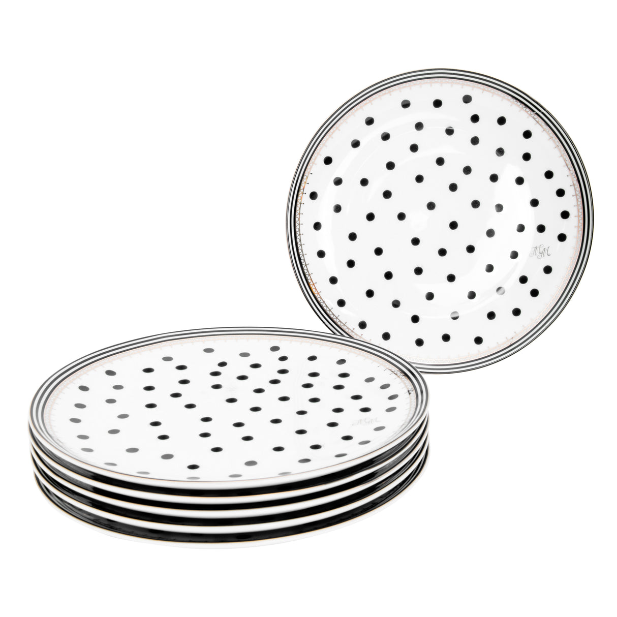 Melli Mello Nora Dots Dinerborden Set 6 stuks