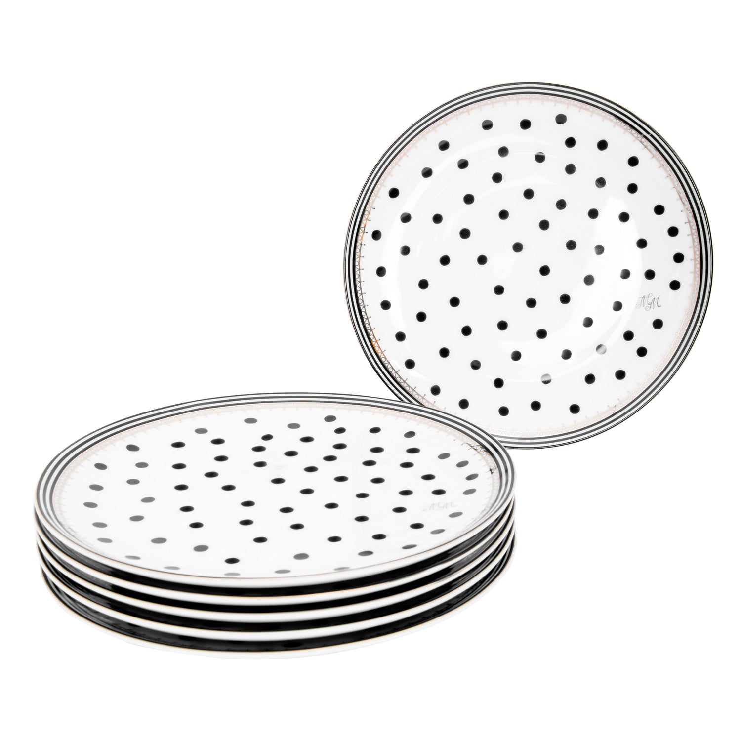 Melli Mello Nora Dots Dinerborden Set 6 stuks