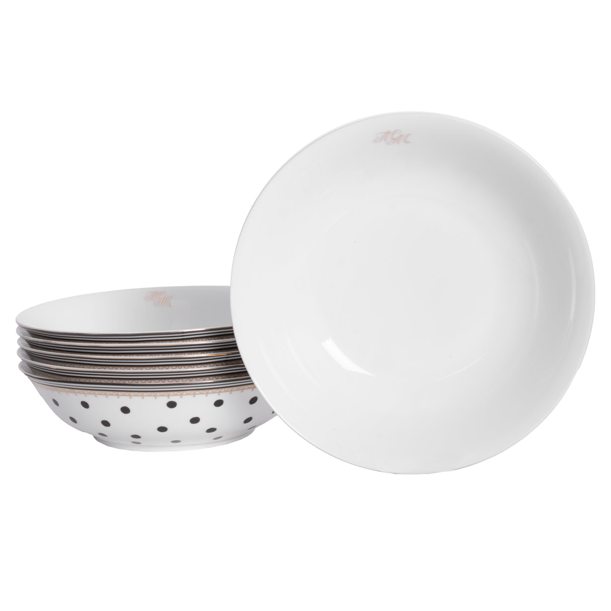 Melli Mello Nora Dots Serveerschalen Set 6 stuks