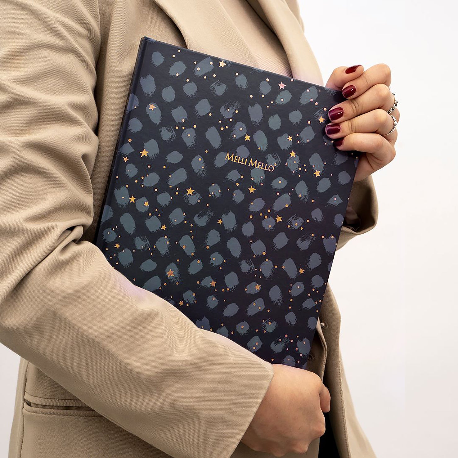 Melli Mello Shine Bright notebook A4 Dark Blue