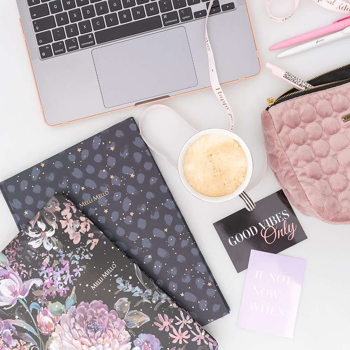 Melli Mello Shine Bright notebook A4 Dark Blue