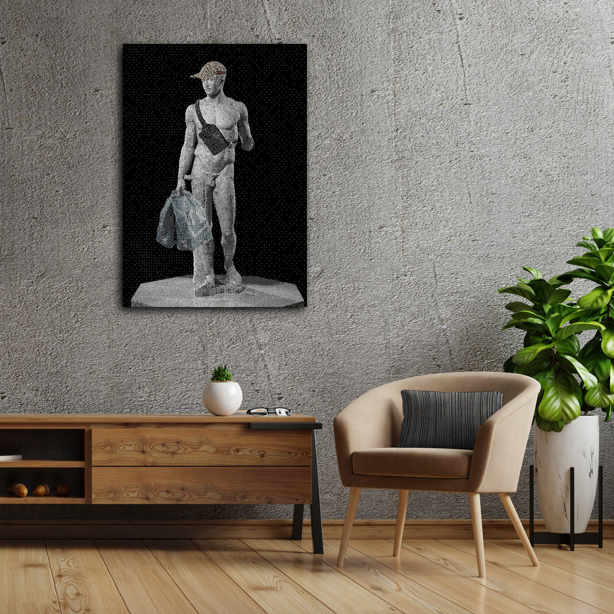 Melli Mello Shopping King Wall Art