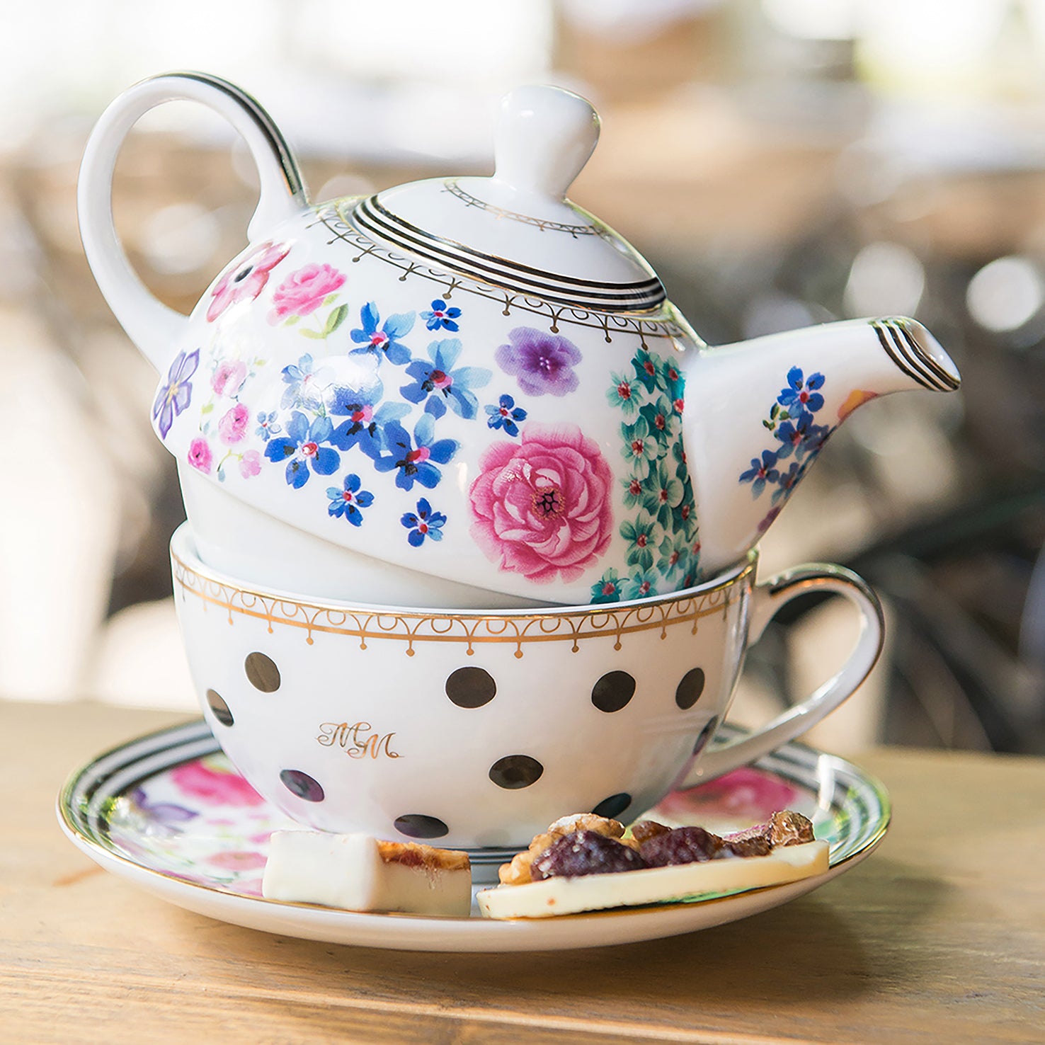 Melli Mello Tea for one Theepot Bloempatroon