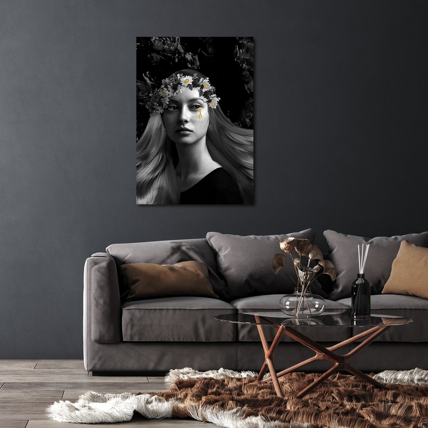 Melli Mello Tears of gold wall art