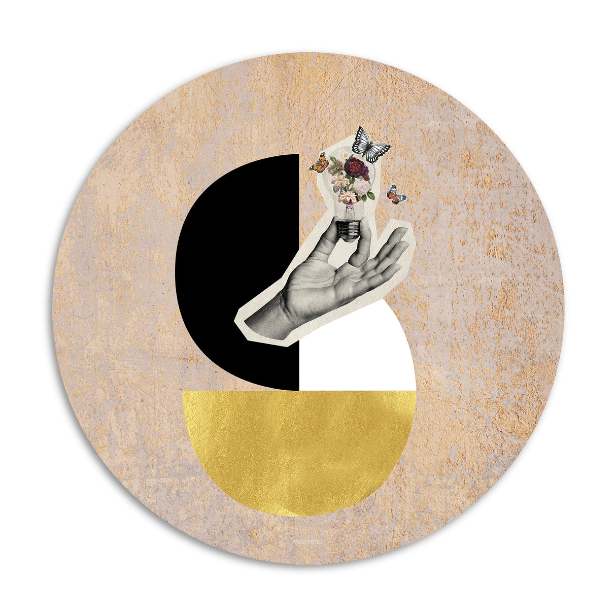 Melli Mello Wall Circle The Future is Floral