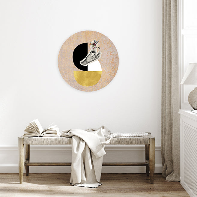 Melli Mello Wall Circle The Future is Floral