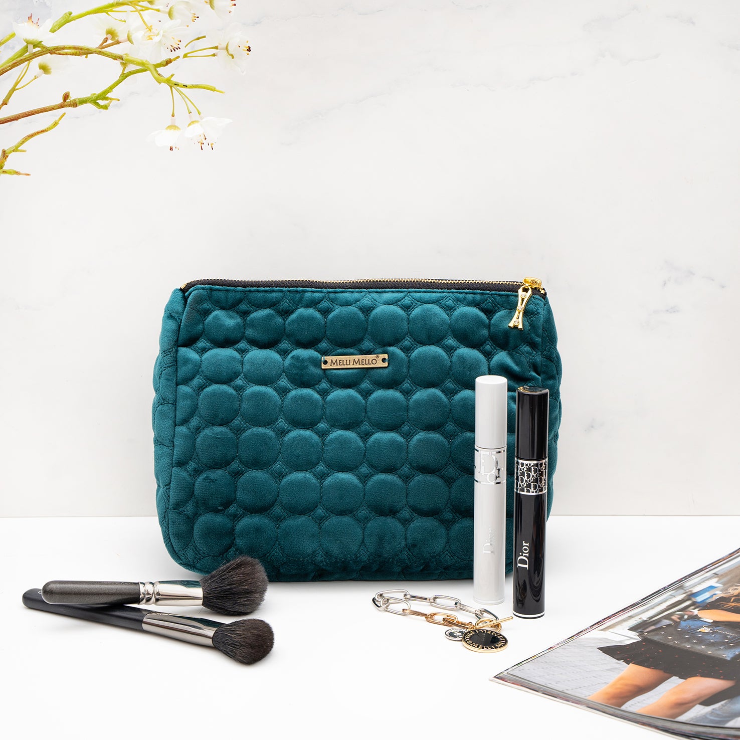 Melli Mello Petrol Toiletry bag Petrol