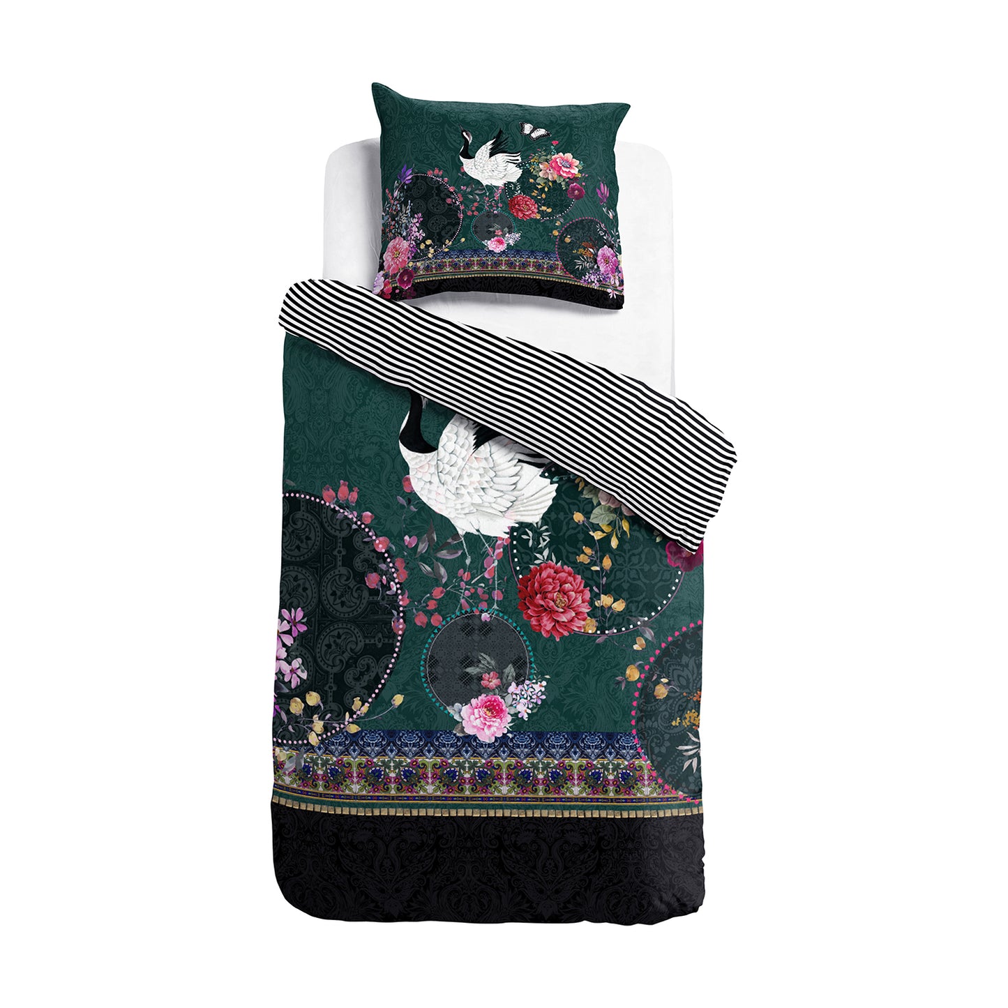 Melli Mello Craney in paradise Duvet cover Green