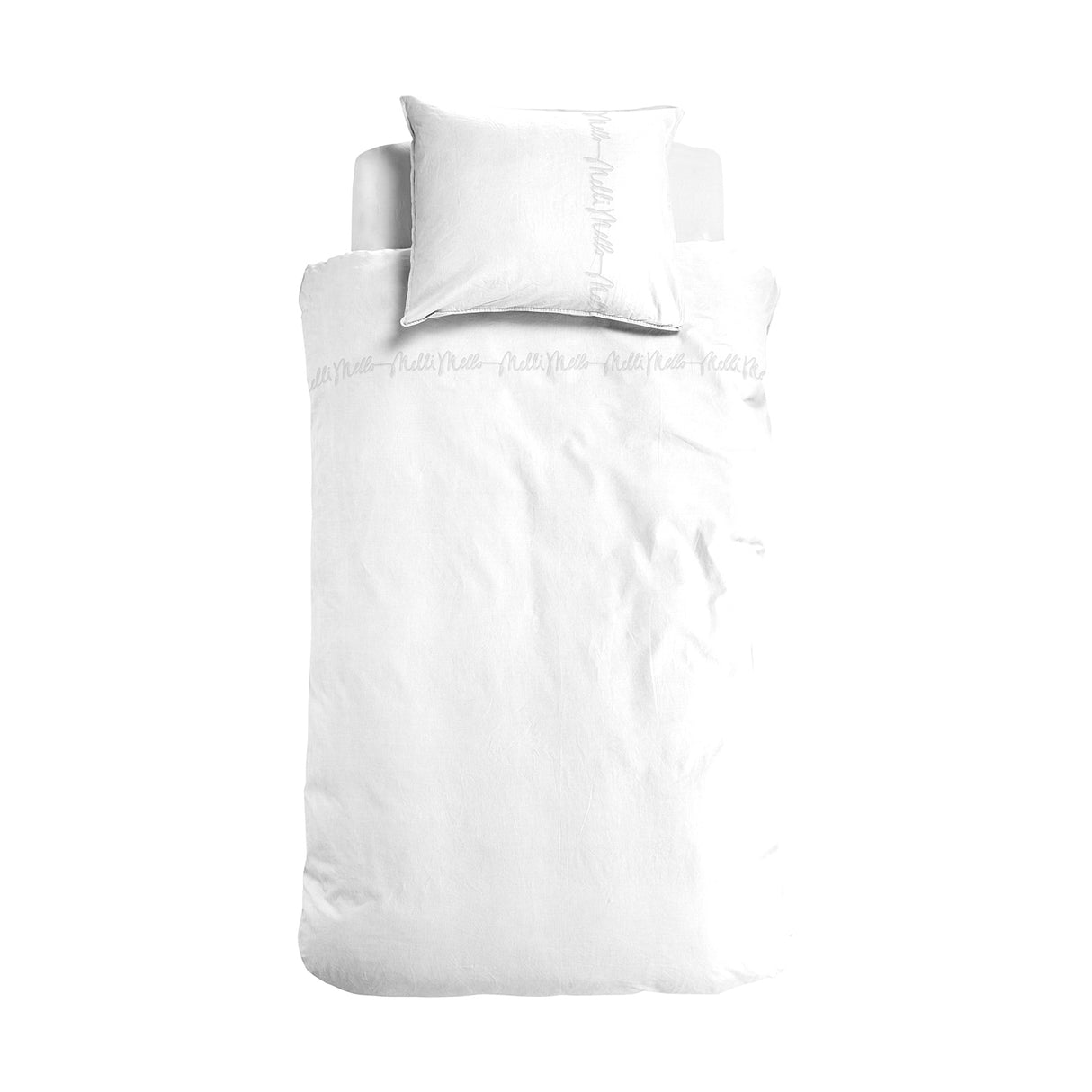 Melli Mello Little white lies Duvet Cover White