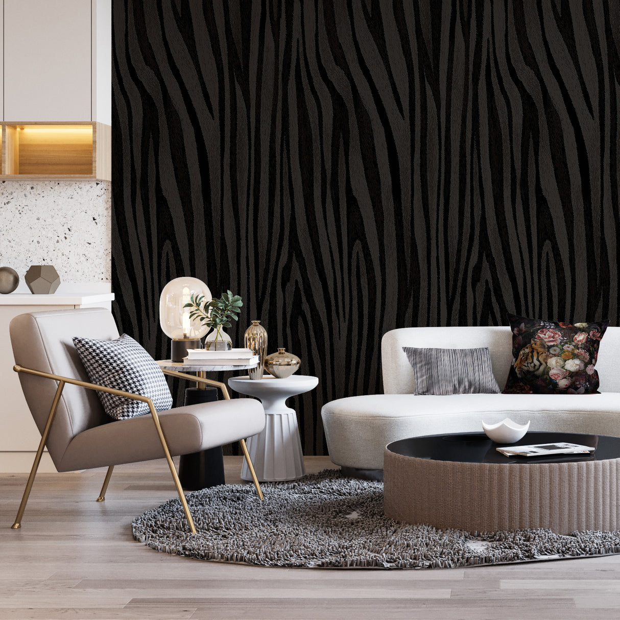 Melli Mello Live Wild Mural Zwart