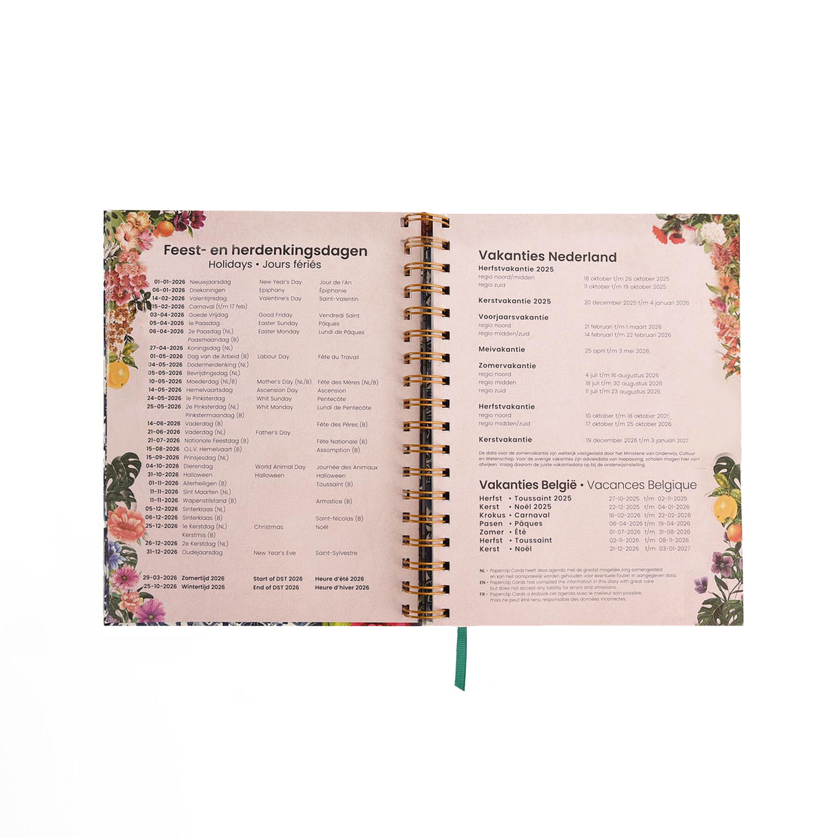 Melli Mello Paradise Stripe Bureau Agenda 2026