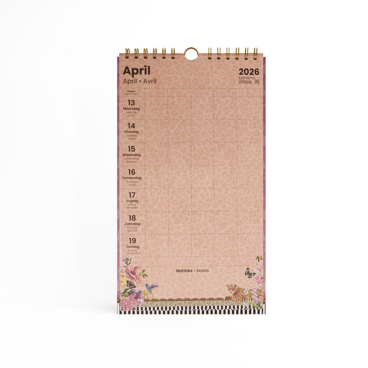 Melli Mello Bloomscape Familieplanner 2026