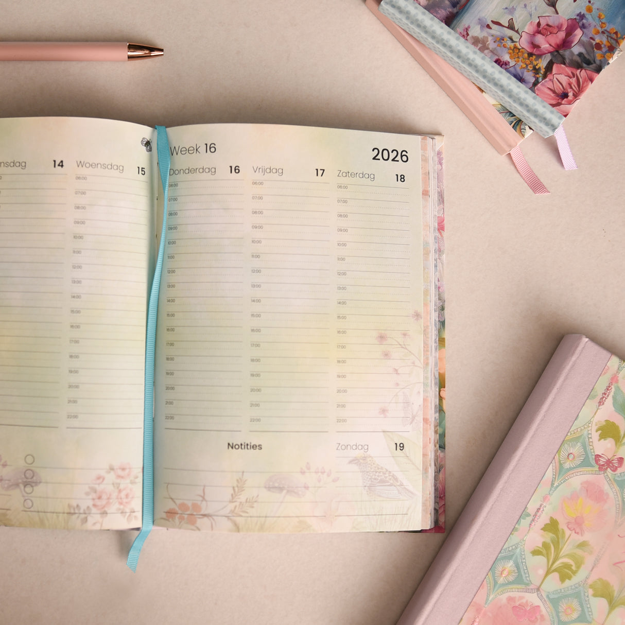 Endless Mae Floral Whimsy Life Planner Agenda 2026