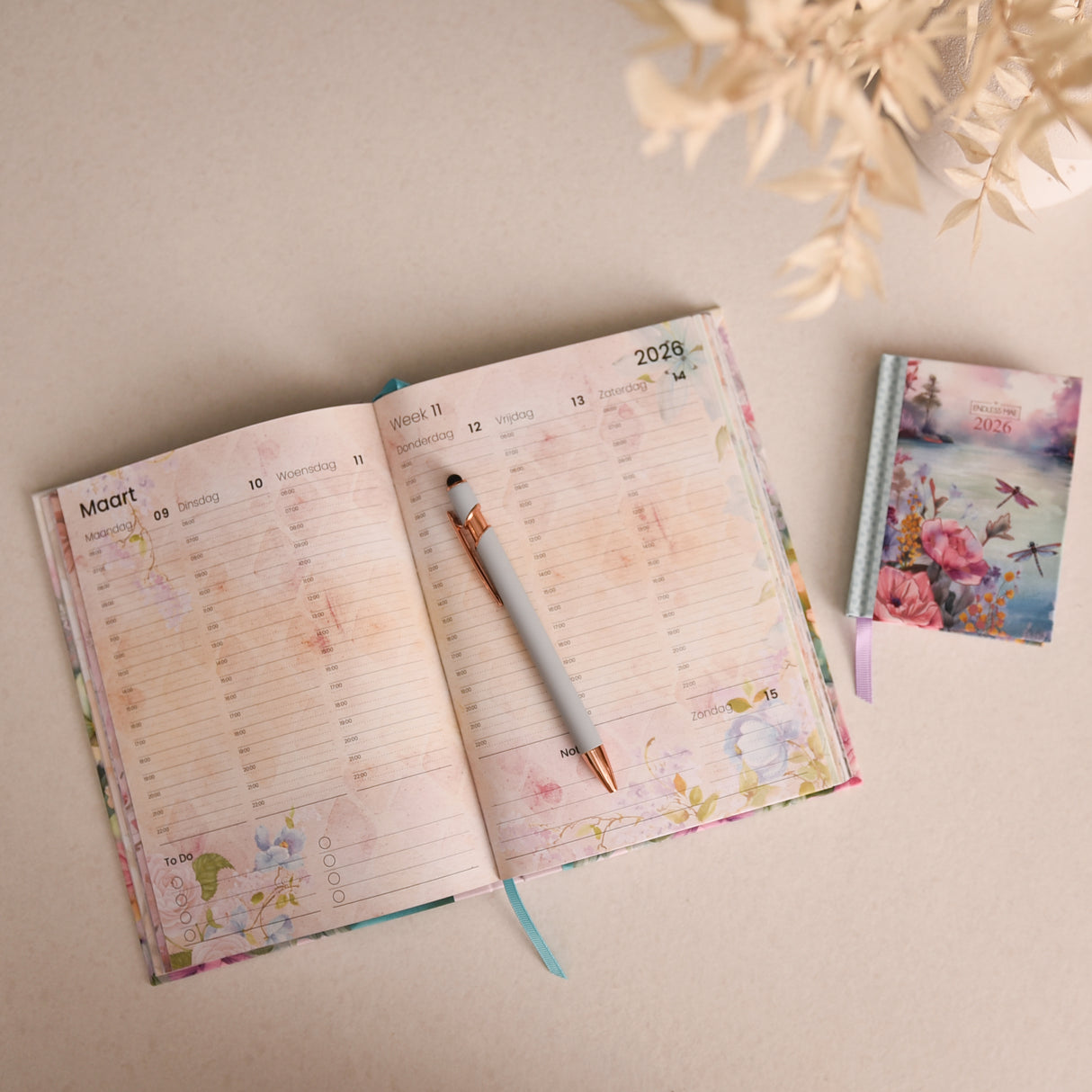 Endless Mae Floral Whimsy Life Planner Agenda 2026